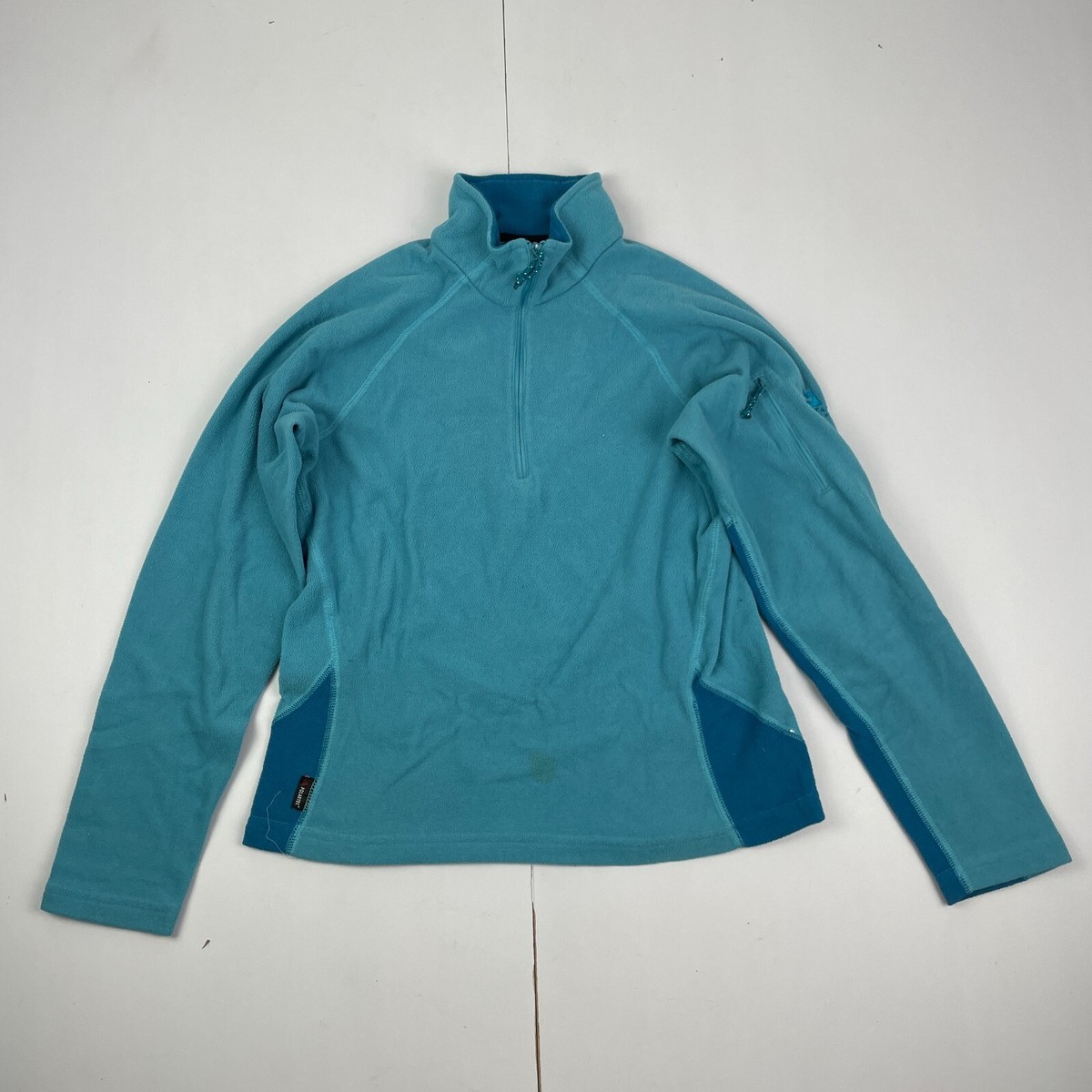 Mountain Equipment Fleece 10 Blue Womens 1/4 Zip Jumper