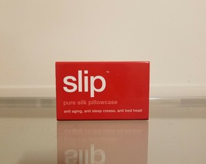 slip pillowcase red