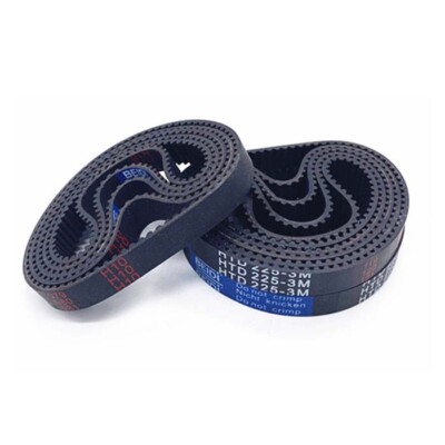 Timing Belt HTD-3M Rubber Pulley Synchronous Belt Close Loop 6mm Width 3D