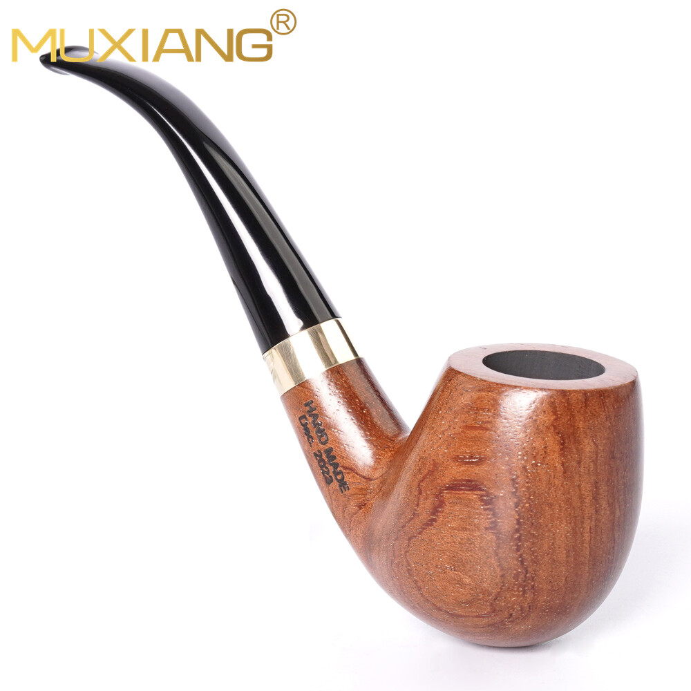 how much does a tobacco pipe cost Rosewood Handmade Wooden Classic Smoking Pipe 9mm Bent Curved Stem Whitluck's Handmade Tobacco Pipe, Wood