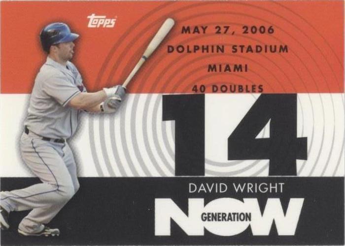 2007 Topps - David Wright #GN160 - 1 of 1