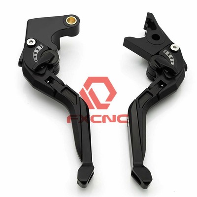Black 3D Extend Fold Brake Clutch Levers For Suzuki TL1000S/R SV1000/S GSXR1000