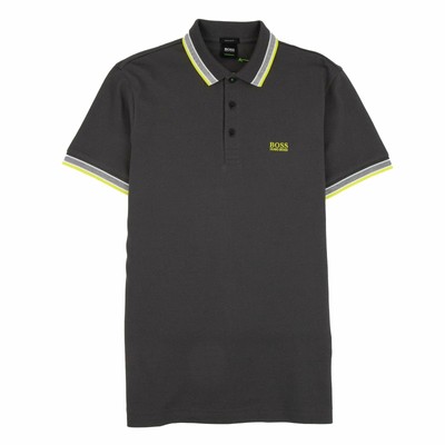 hugo boss grey polo shirt