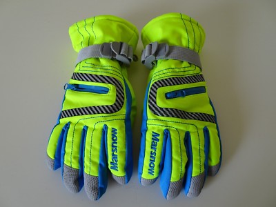 Marsnow Childrens Small Nylon Gloves Fleece Lined 