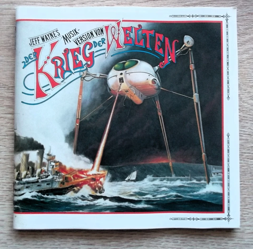 Jeff Wayne Der Krieg Der Welten Deutsche Version Curd Jürgens 2 CDs mit Booklet - Bild 4 von 4