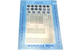 MICROSCALE DECALS HO 87-501 Pacific Fruit Express 40' Ice Reefers 1949-1960