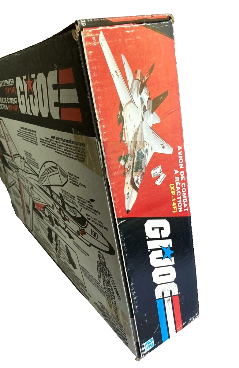 Gi Joe 1983 Skystriker JET XP-14F Vintage 100% Complete with Pilot