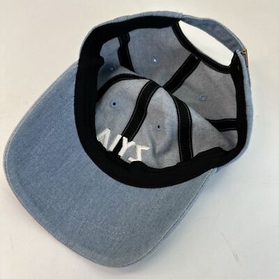 ZYIA Black and Light Blue Caps Set ZYIA Blue Ball Cap Hat Adjustable Baseball | eBay main image 4