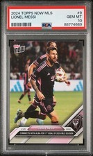 2024 TOPPS MLS # 9 LIONEL MESSI * PSA 10 * GEM MINT INTER MIAMI CF HERONS (QTY)