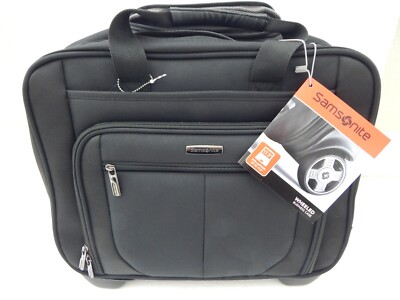 Samsonite wheeled business case up to 17.3 in laptop Black New