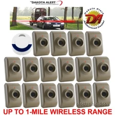 DAKOTA ALERT DCMA-4000 WIRELESS MOTION DRIVEWAY SECURITY ALARM - 16 SENSORS-NEW
