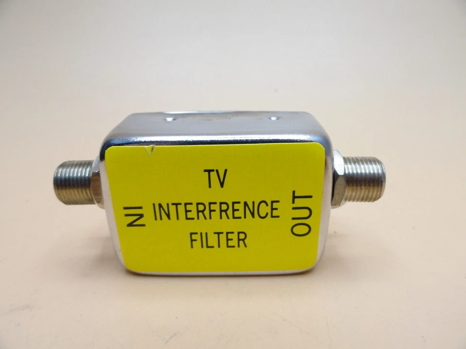 TV INTERFERENCE FILTER 75 OHM NOISE FILTER 33-0070 (Qty 2) - Image 4 of 4