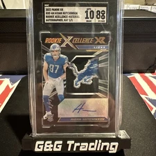 2022 Panini XR RXE-AH Aidan Hutchinson Rookie Xcellence Material Auto 1 OF 1 💎