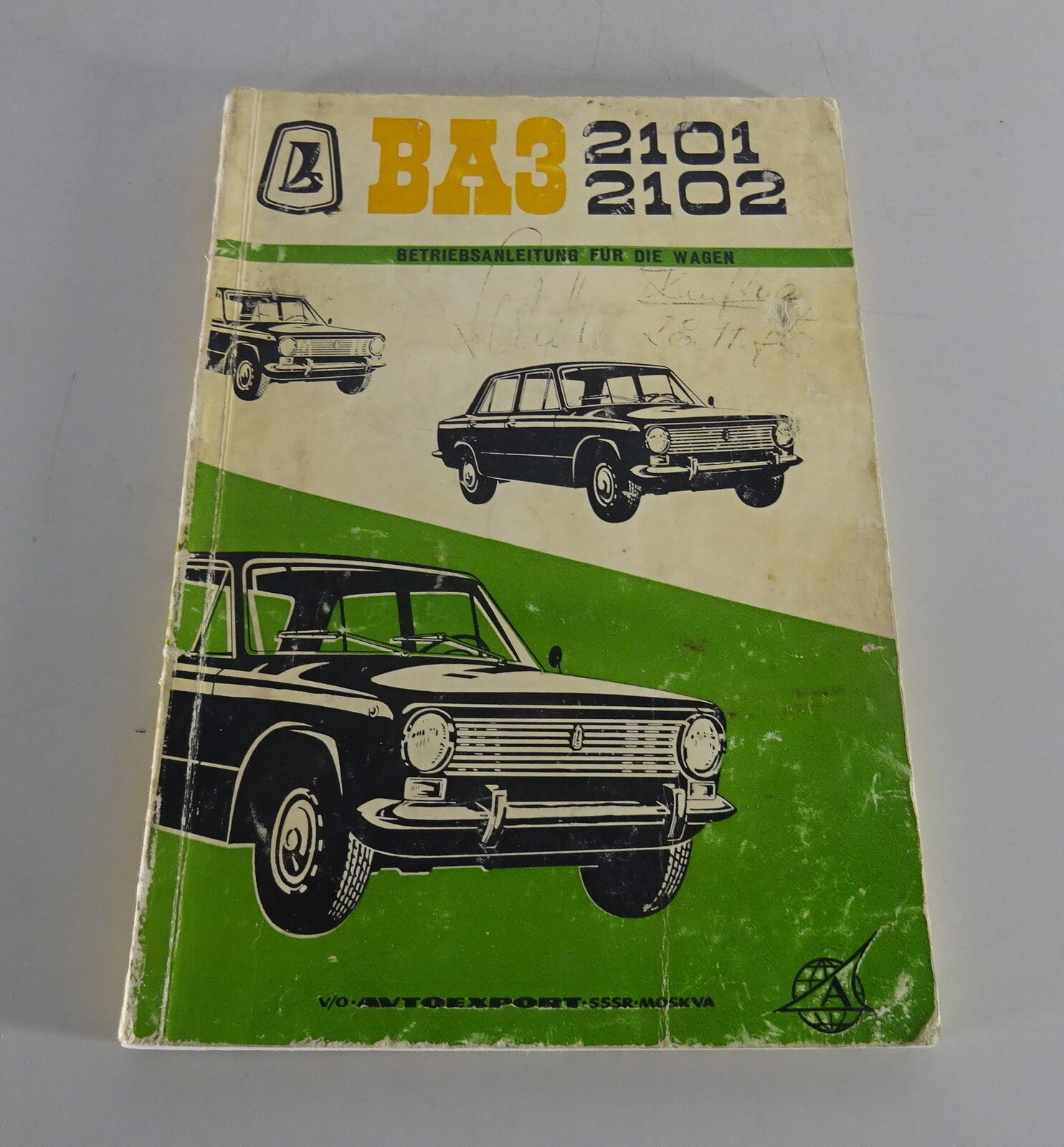 Operating Manual / Handbook Lada 1200 / VAZ 2101 Sedan & 2102 Station Wagon
