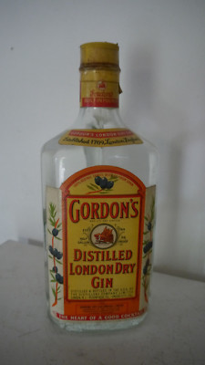 Halbe Gallone 70er Gordons Dry Gin 1 9 Liter Henkelflasche 1l 88 31 Euro Ebay