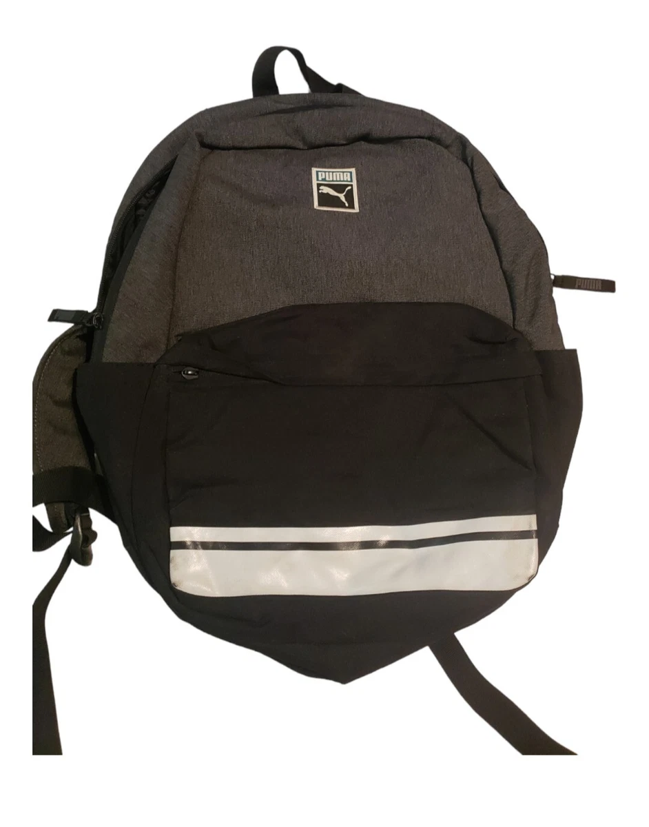 19&#034; BACKPACK BLACK/gray sports lifestyle RN 94363 eBay