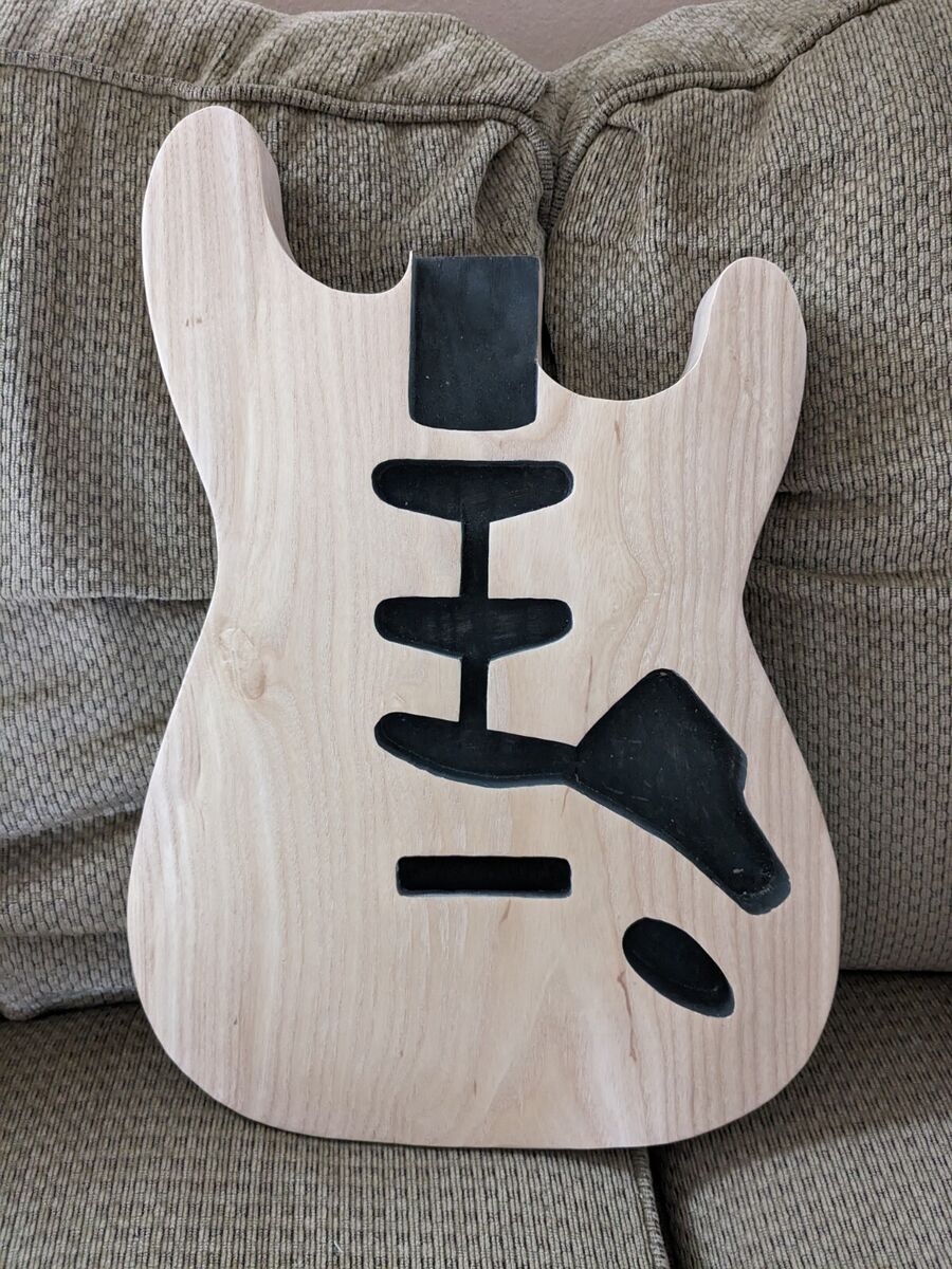 Build To Order Swamp Ash Strat Style Guitar Body | eBay Build To Order Swamp Ash Strat Style Guitar Body | eBay
