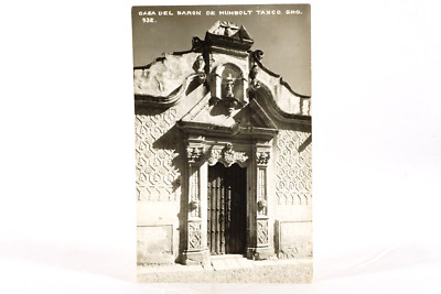 Casa Del Baron Taxco Guerrero Mexico RPPC Spanish Architecture Photo Postcard
