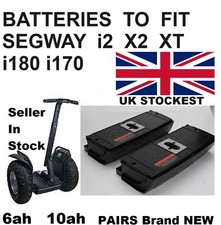 SEGWAY    i2, X2, XT, i180, i170  NEW  BATTERIES  6ah 10ah