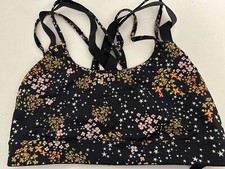 Victoria's Secret VS Strappy Sports Bra Medium Floral