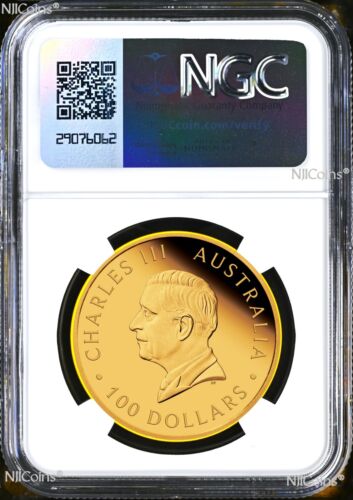 5-Coin Set 2024 Aussie Q+H+S+D+F Sovereign GOLD $5 $15 $25 $50 $100 NGC PF70 FR - Picture 13 of 13