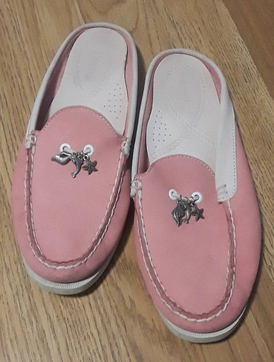 ASICS Mocassini Mocassini Sperry Top Sider in pelle scamosciata rosa medio pallido 8M