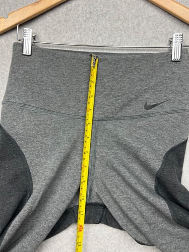 Nike Womens Sculpt Victory Tight Fit High Rise Full Length Size M Gray Black - Picture 7 of 11