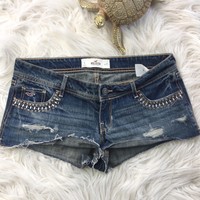Hollister Classic Jean Short With Ringtone Detailed Size 5 W27 Wx Hollister Classic Jean Short With Ringtone Detailed Size 5 W27 Wx