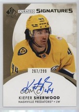 2023 SP Authentic Curated Signatures 267/299 Kiefer Sherwood #SPC-KS Auto 17v8