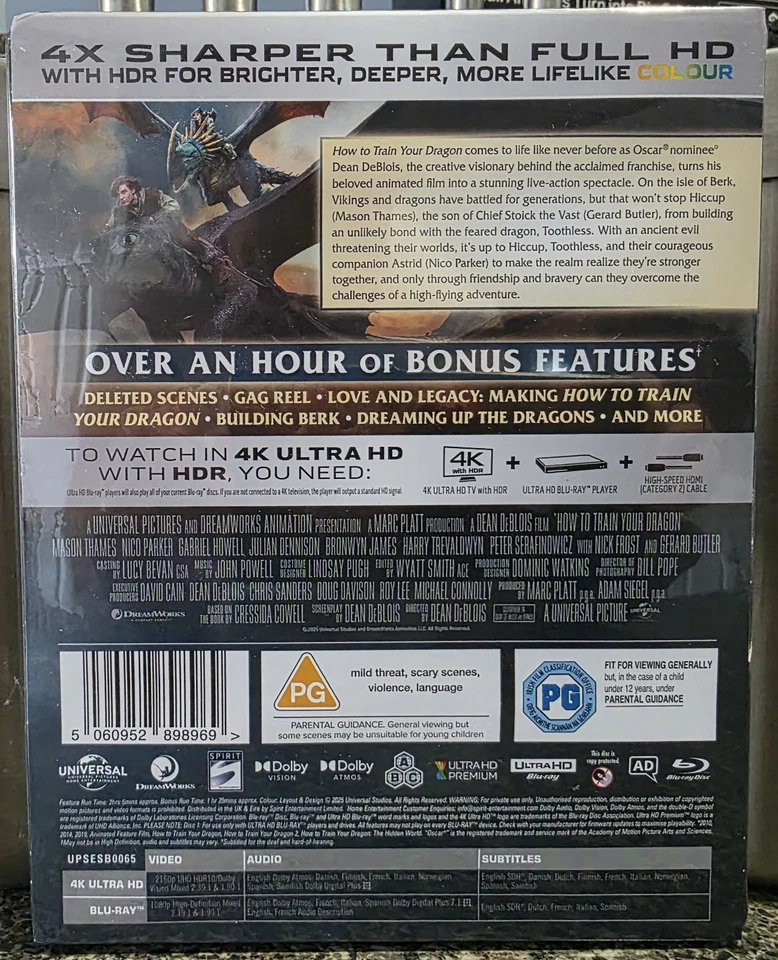 How To Train Your Dragon STEELBOOK - (4K Blu Ray + Blu Ray) - Zavvi Exclusive - Image 2 of 4