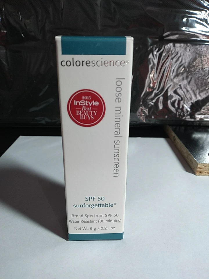 Colorescience Sunforgettable SPF50 LOOSE MINERAL SUNSCREEN, DEEP MATTE, NIB - Image 4 of 4