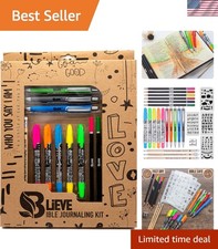 Bible Journaling Kit With Gel Highlighters And Pens No Bleed, Scripture Marke...