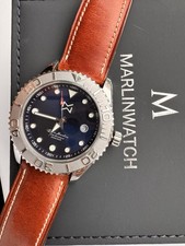 orologio subacqueo uomo Marlinwatch 45mm MK7 Marlinwatch YACHT MASTER LUNETTA 🐟