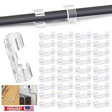 20-60Pcs Self Adhesive Cable Management Clips,Cable Organizers Sticky Wire Clips