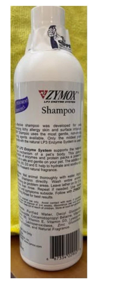 ZYMOX LP3 enzyme system, cat and dog  shampoo for Itchy inflamed skin, 12 oz - Image 2 of 4