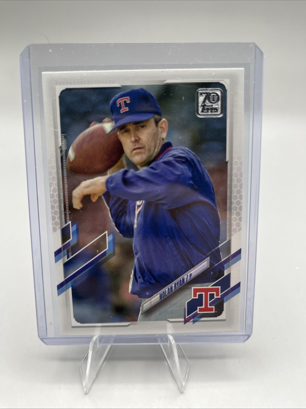 2021 Topps - Legend Variation Nolan Ryan SP #567 (Throwing Football)