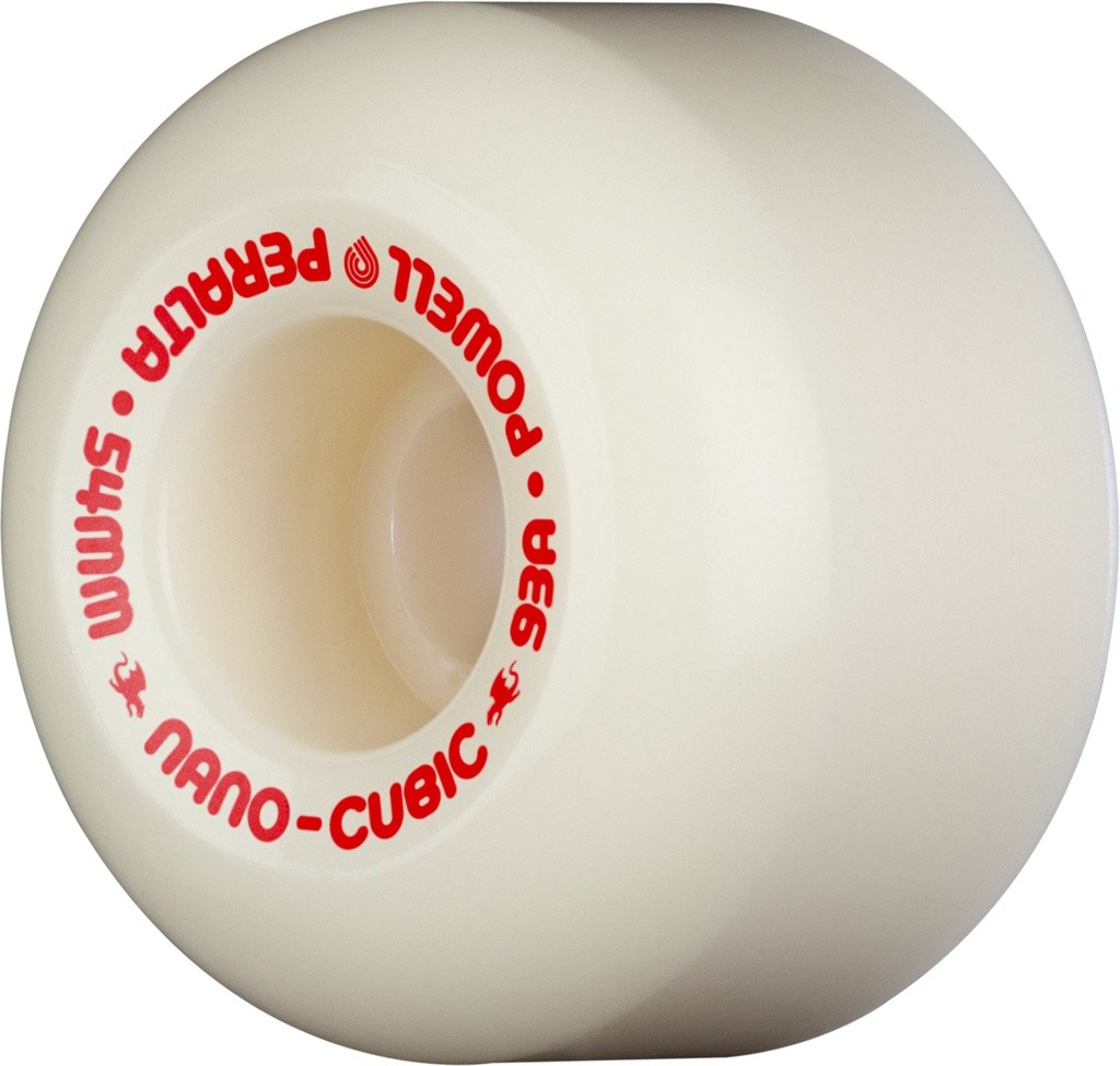 Powell Peralta Dragon Formula Nano Cubic White 54mm 93a Skateboard
