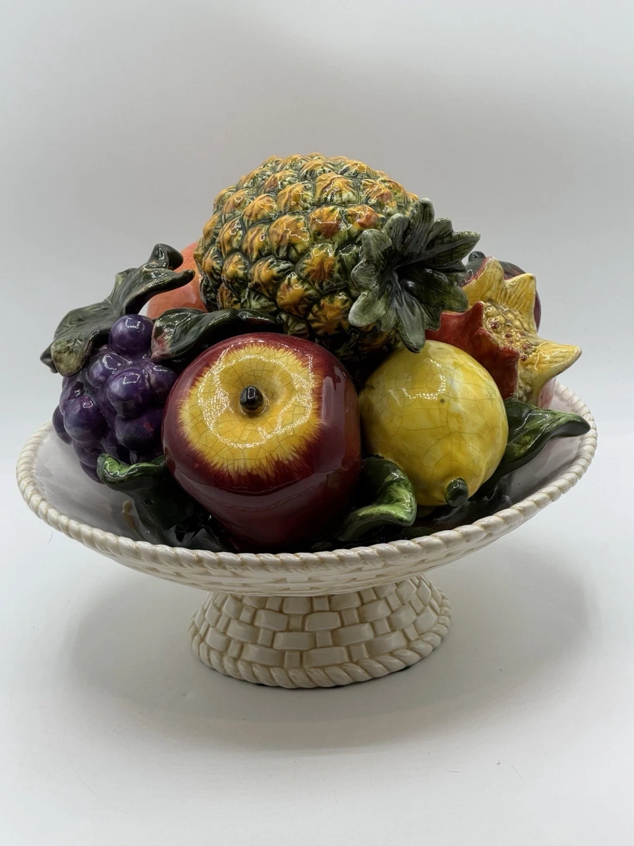 Ceramic Fruit In Italian Art Pottery for sale | eBay