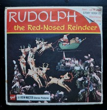 Rudolph the Red-Nosed Reindeer B870 G1 Vintage View-Master 3 Reels