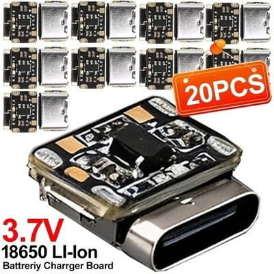 10PCS Mini Lithium Battery Charging Board Module 3.7V 4.2V 18650 Lithium Batte