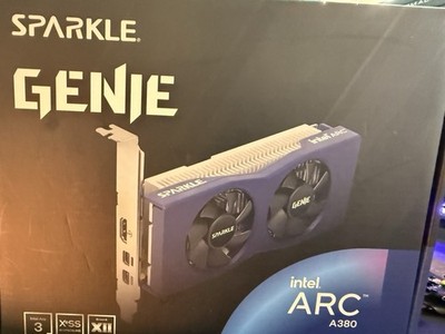 Sparkle Intel Arc A380 6GB GDDR6 Low-Profile Dual-Fan Graphics Card HDMI Mini DP