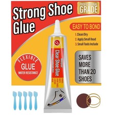 Waterproof Shoe Glue Kit for Sole Repair - Adhesive for Sneakers, Boots, Leathe