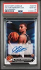 2023 TOPPS CHROME TOPPS CHROME AUTO #CGVW VICTOR WEMBANYAMA ROOKIE RC PSA 10