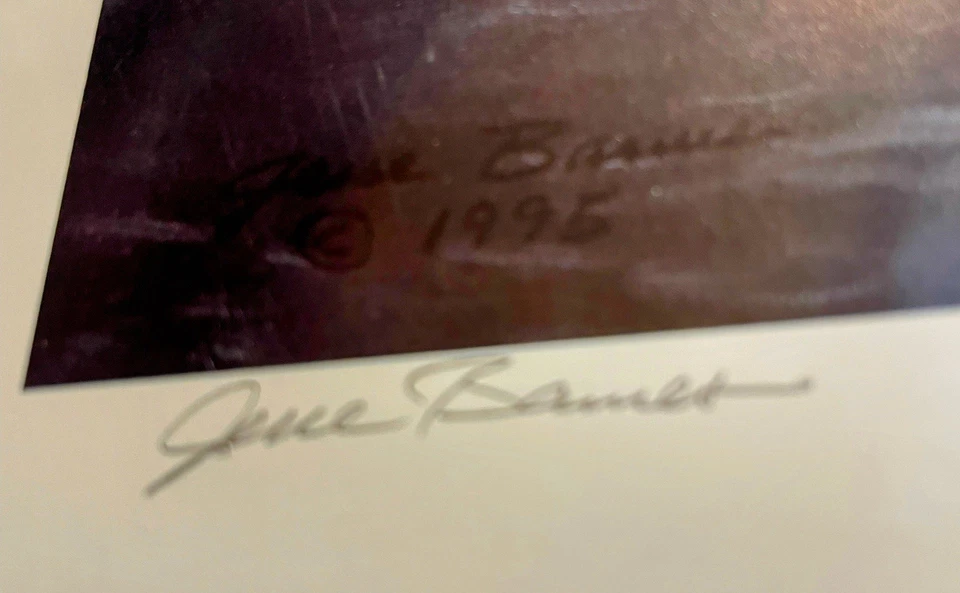 Jesse Barnes "Essence of Spring" Ozarks Edición Limitada Firmado/Numerado 775/1950 Como Nuevo Foto 3 de 4