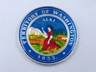 1982-1986 Northstar Mint Washington Territory Enameled 1 oz Silver Round Rare