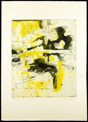 Informel. "D.I - 65 (Skizze I)" 1965. Reinhard LANGE (1938-2017 D) handsigniert - Bild 1 von 3