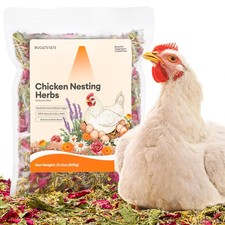Chicken Nesting Herbs 21.1oz, Nesting Herbs for Chicken Coop with 10 Dried Fl...