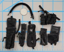 Mini times US navy 6 pouch lot 1/6 scale toys soldier dragon bbi Dam *