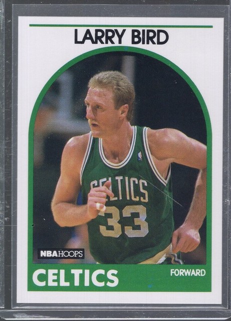 1989-90 Hoops #150 Larry Bird Boston Celtics (HE4)