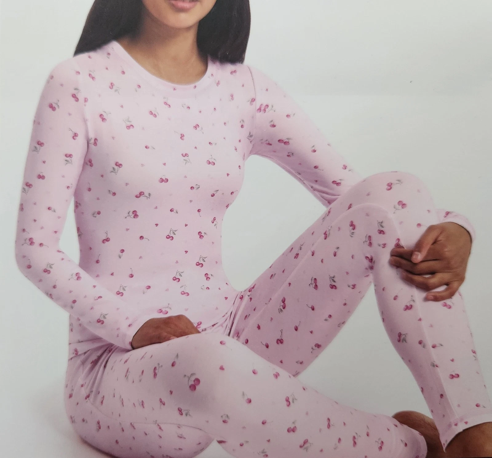 NEW LAURA ASHLEY LARGE PINK CHERRY BASE LAYER 2-PC TOP & PANT SET
Opens in a new window or tab